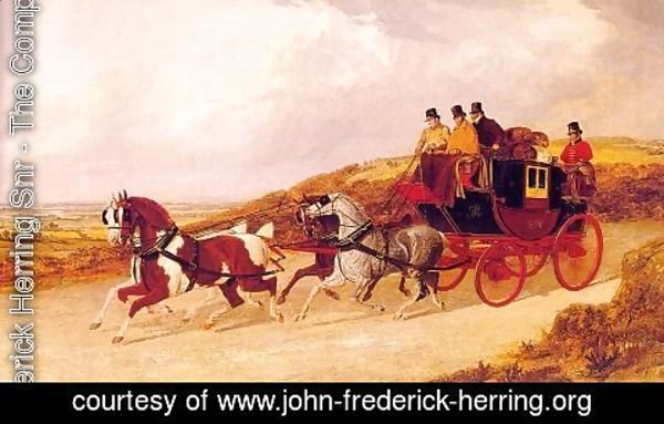 John Frederick Herring Snr - The Edinburgh and London Royal Mail  1838