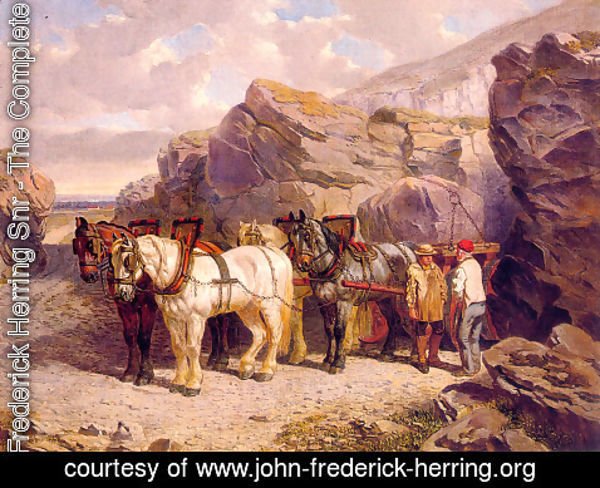 John Frederick Herring Snr - The Quarry  1858